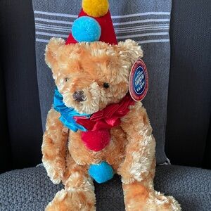 Clown Teddy Bear Plush Toy - Multicolor / Vermont Teddy Bear